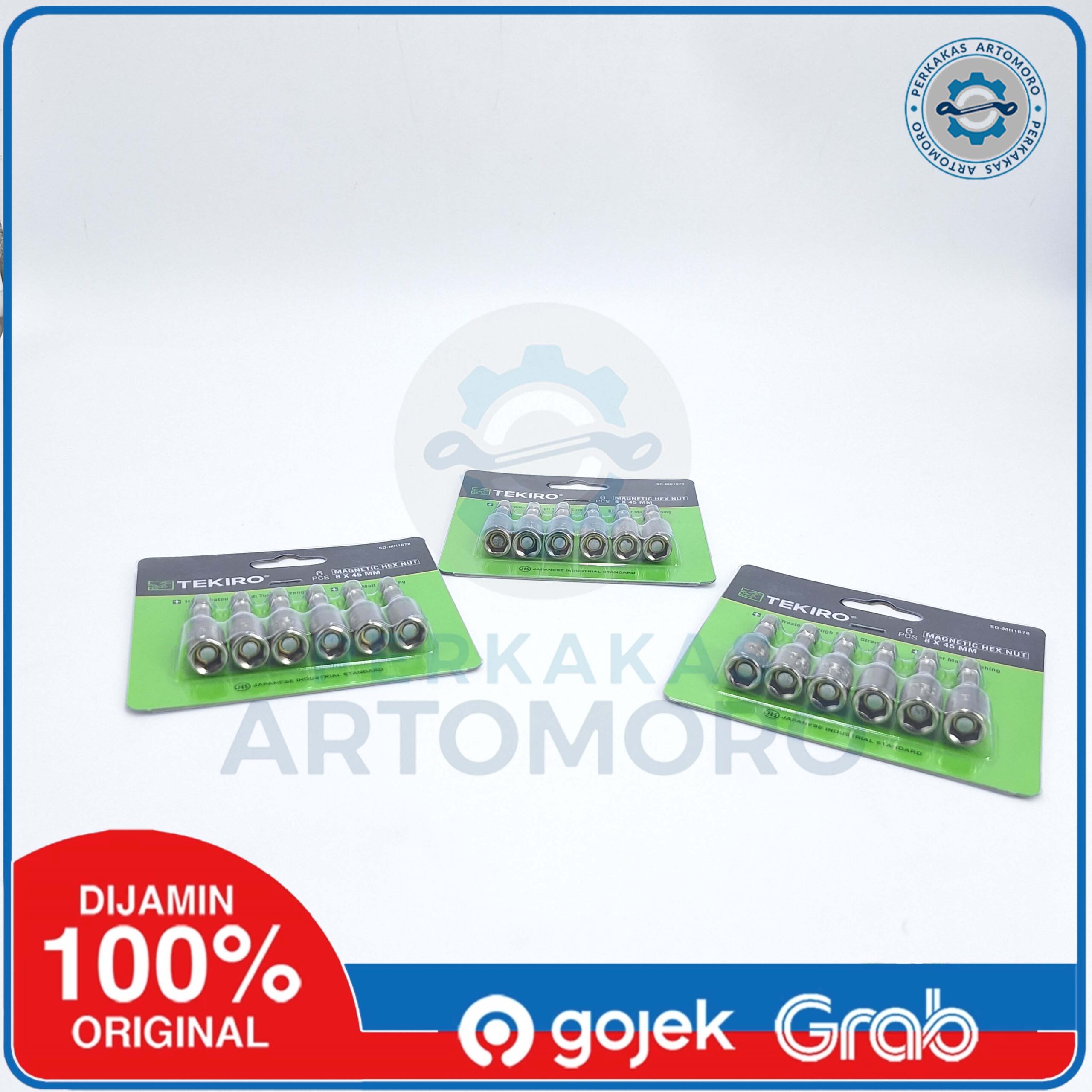 K-Sock Roofing 8 mm x 45 mm Tekiro (SD-MH1678) magnetic hex nut - Gambar 2