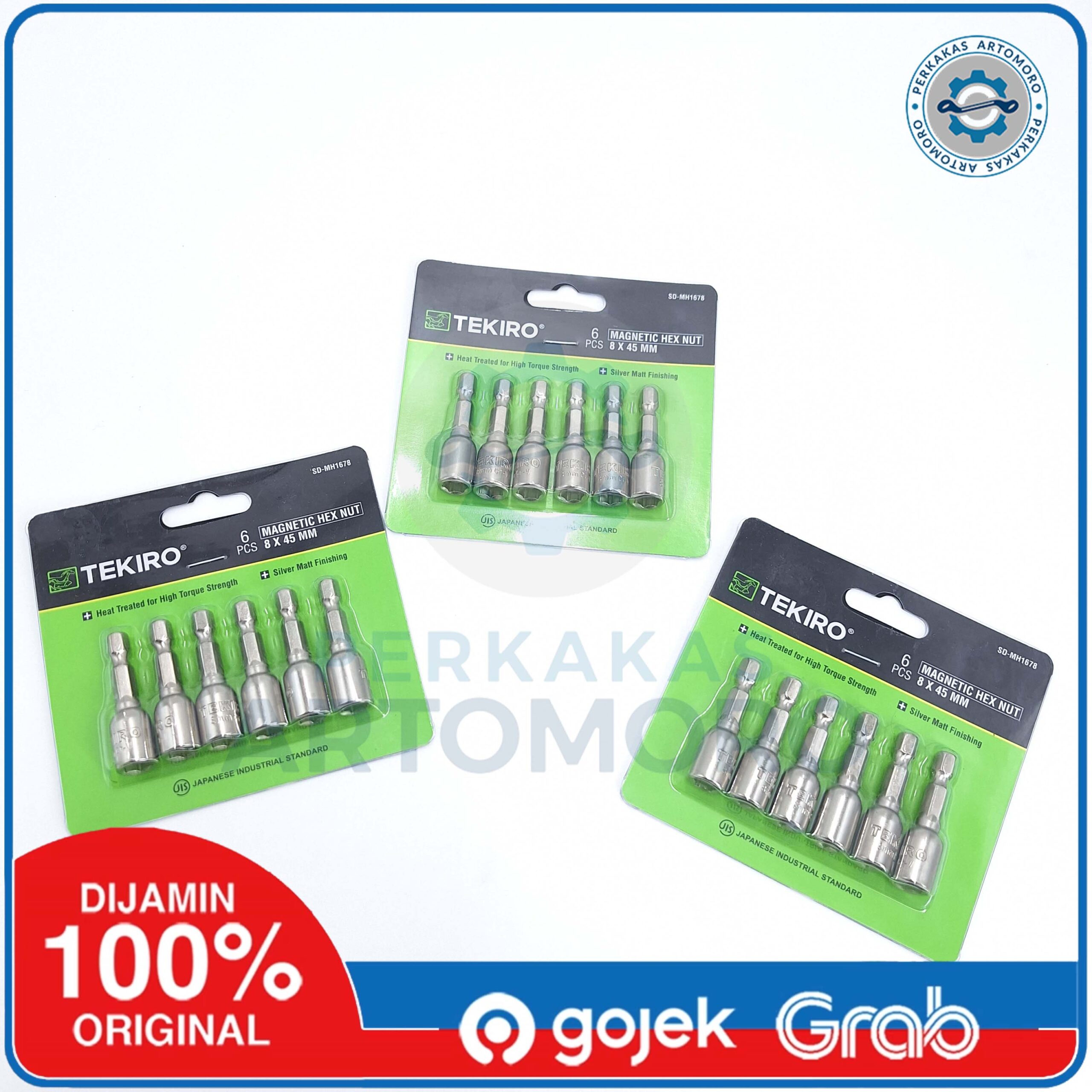 K-Sock Roofing 8 mm x 45 mm Tekiro (SD-MH1678) magnetic hex nut